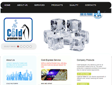 Tablet Screenshot of cold-factory.com